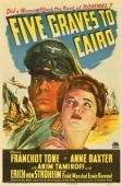 Постер Пять гробниц по пути в Каир	 (1943)