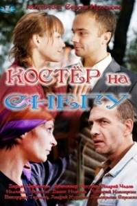 Постер Костер на снегу 